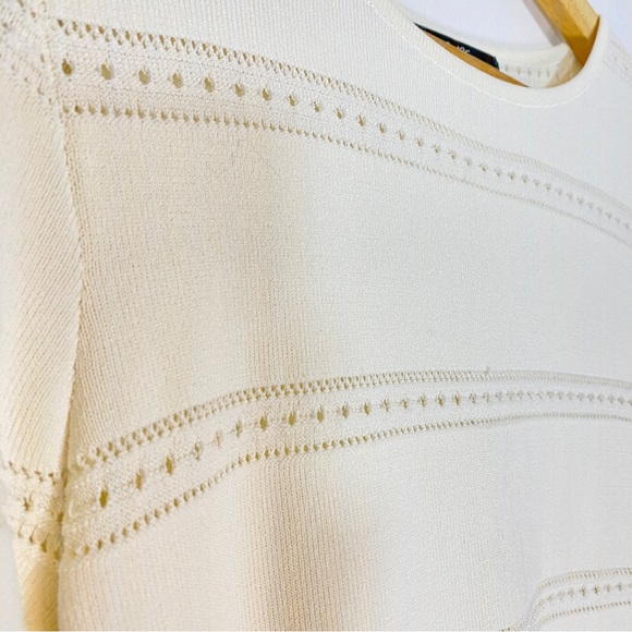Avec bell sleeve sweater, cream/ivory, size XS - Picture 6 of 6